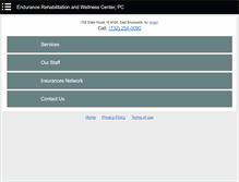 Tablet Screenshot of endurance-rehabilitation.com